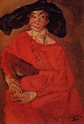 Chaim Soutine Woman in Red oil painting artist